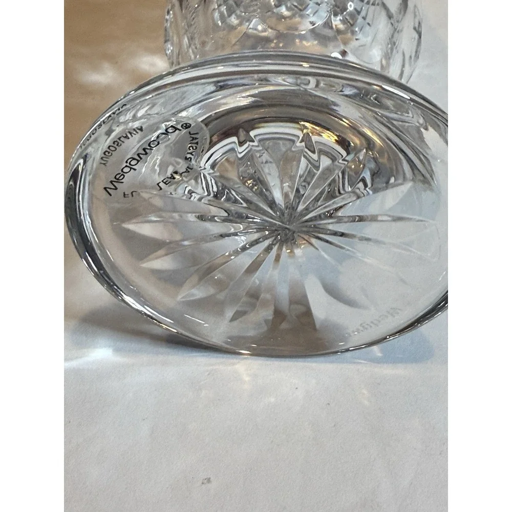 Vintage Wedgwood Crystal Majesty Bud Vase Flowers Yugoslavia 7.5